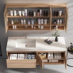 ROSINA Wall Mount Bathroom Vanity & LED Mirror Cabinet - Northern Interiors