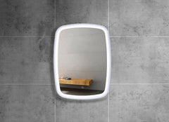 Rounded Rectangular LED Modern Mirror - Northern Interiors