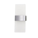 Silver Simplistic Modern Indoor Wall Light Sconce - Northern Interiors