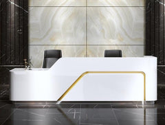 Slick Design Modern Reception Desk - Northern Interiors