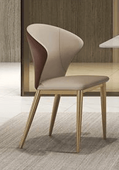 Solena Luxury Gold Stainless Steel Dining Chair - Northern Interiors