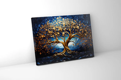 Golden Tree of Life Canvas Art