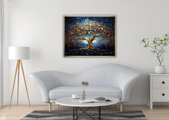 Golden Tree of Life Canvas Art