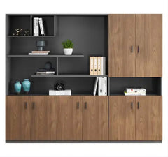 Modern Gray Executive Luxury Straight Office Desk