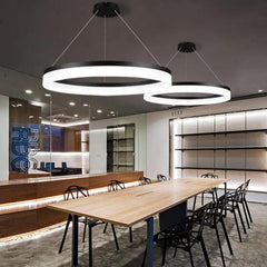 Modern Luxury Black LED Pendant Light - Northern Interiors