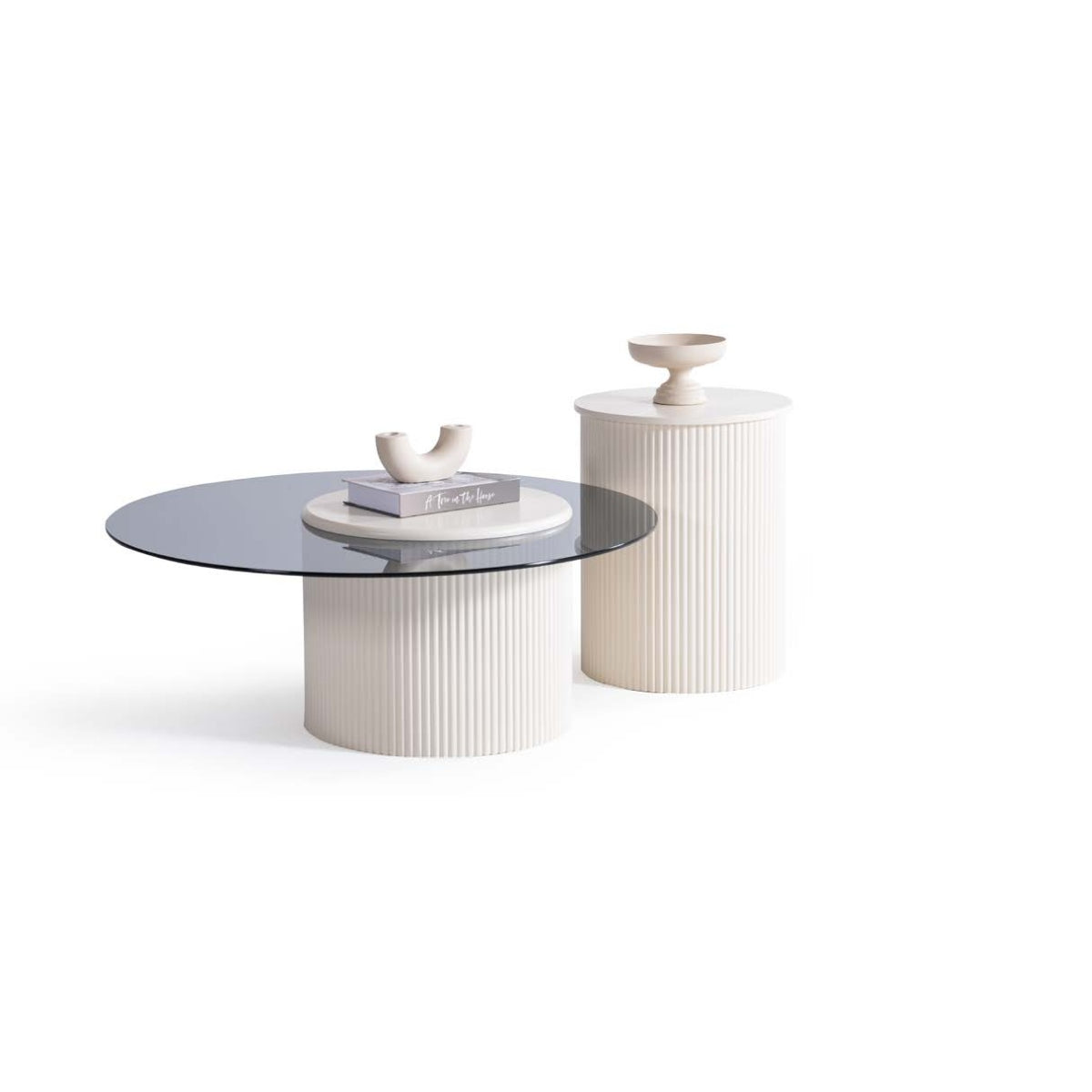 Remy Center Table and Side Table