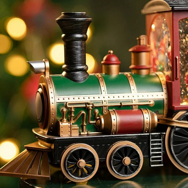 Santa Train Musical Box Chrismas Decor