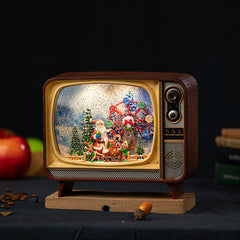 Classic Telvision Chrismas Music Box Decor