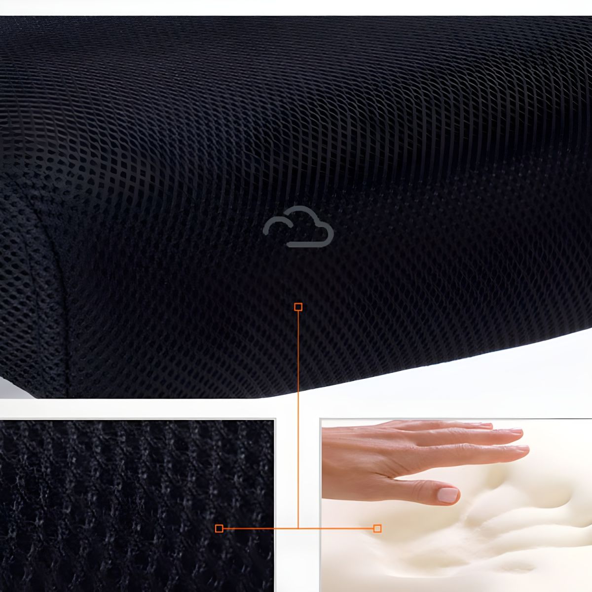 Black Mesh Guest Office Chair