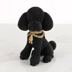DOG IN BLACK Figurine Decoration