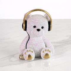 BEAR WITH HEADPHONE Figurine Decoration