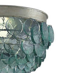 Braithwell Recycled Glass Flush Mount