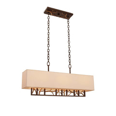 Hudson 32 Inch Island Light Linear Chandelier