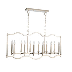 Provence 12 Light Island Light Linear Chandelier