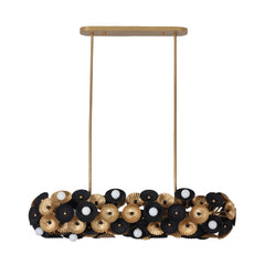 Damask Island Light Linear Chandelier