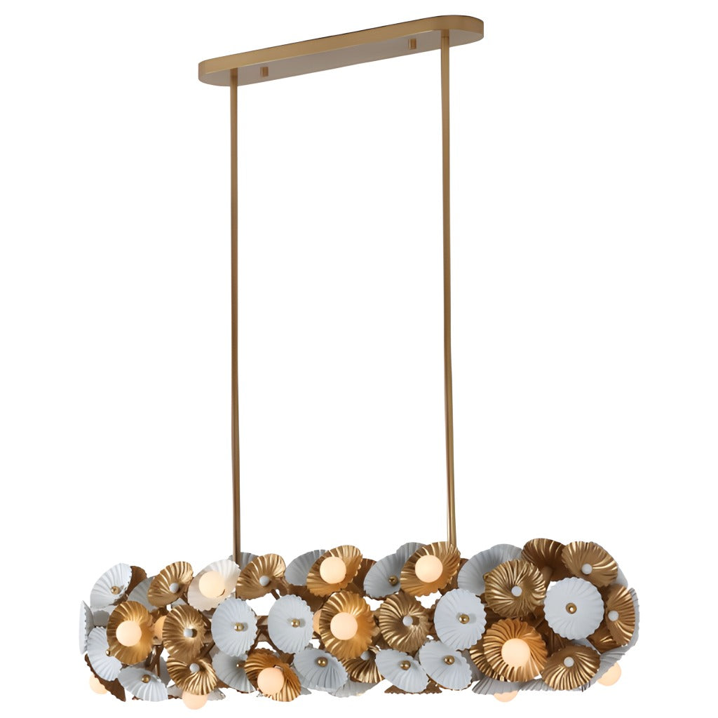 Damask Island Light Linear Chandelier