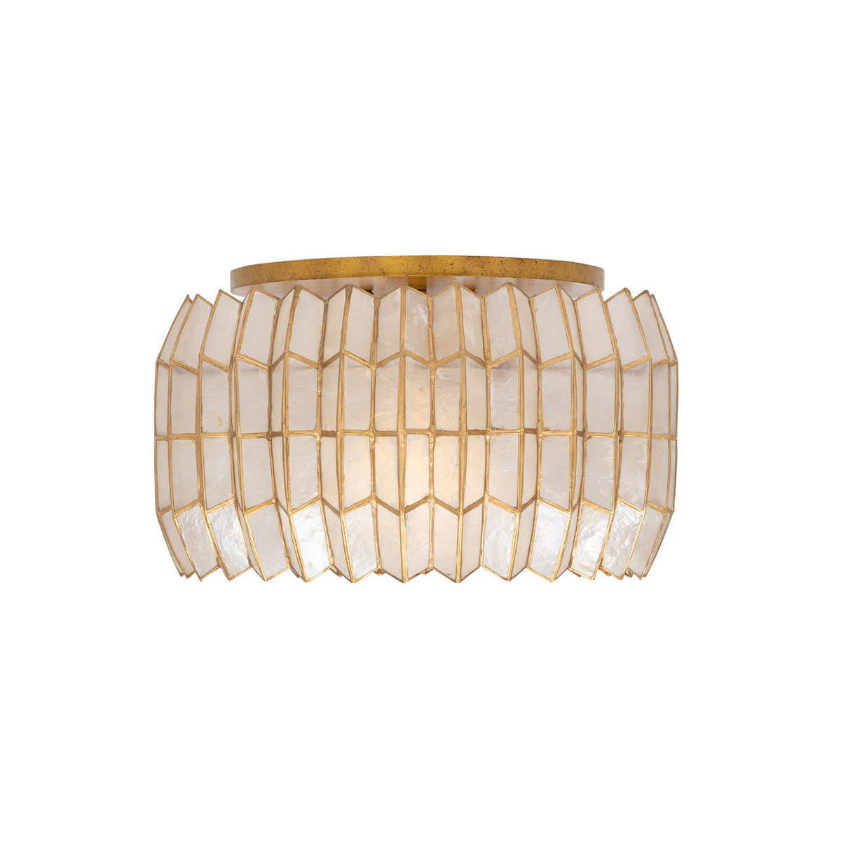 FRACTAL CRYSTAL FLUSH MOUNT