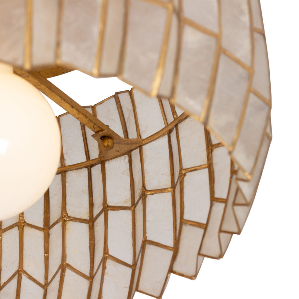 FRACTAL CRYSTAL FLUSH MOUNT