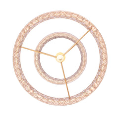 GEO 2-TIER CAPIZ PENDANT