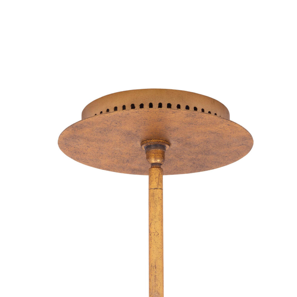 GEO 2-TIER CAPIZ PENDANT