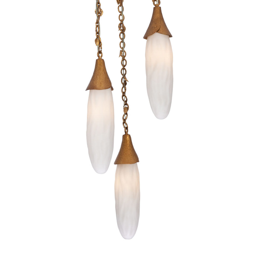 BOUGAINVILLEA 3 DROP PENDANT