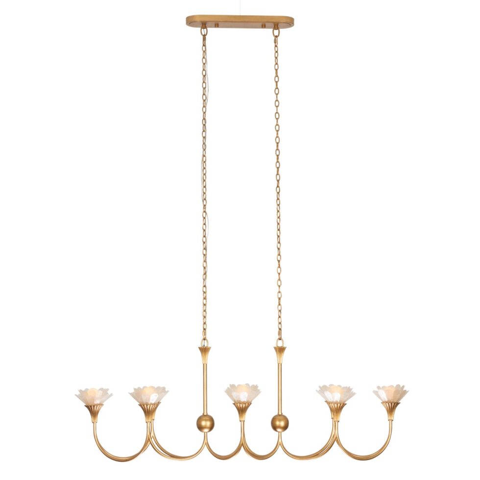 Flora Island Light Linear Chandelier