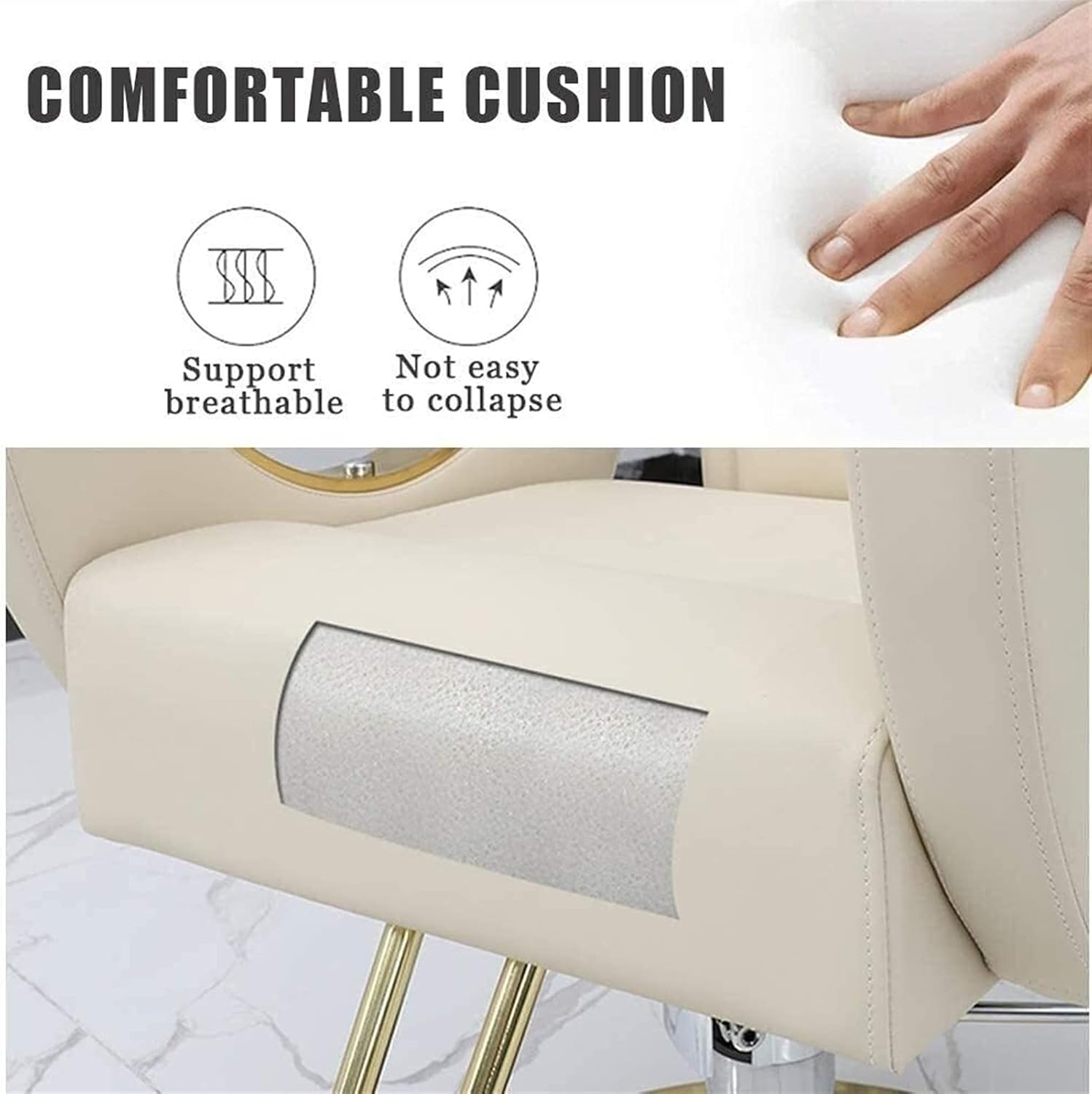 STYLISH GROVE Vanquish Leather Barber Chair