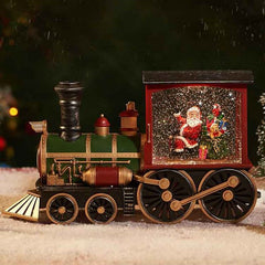 Santa Train Musical Box Chrismas Decor