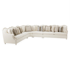 Chamberi 4 pc Sectional Set Classic Pearl