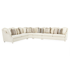 Chamberi 4 pc Sectional Set Classic Pearl