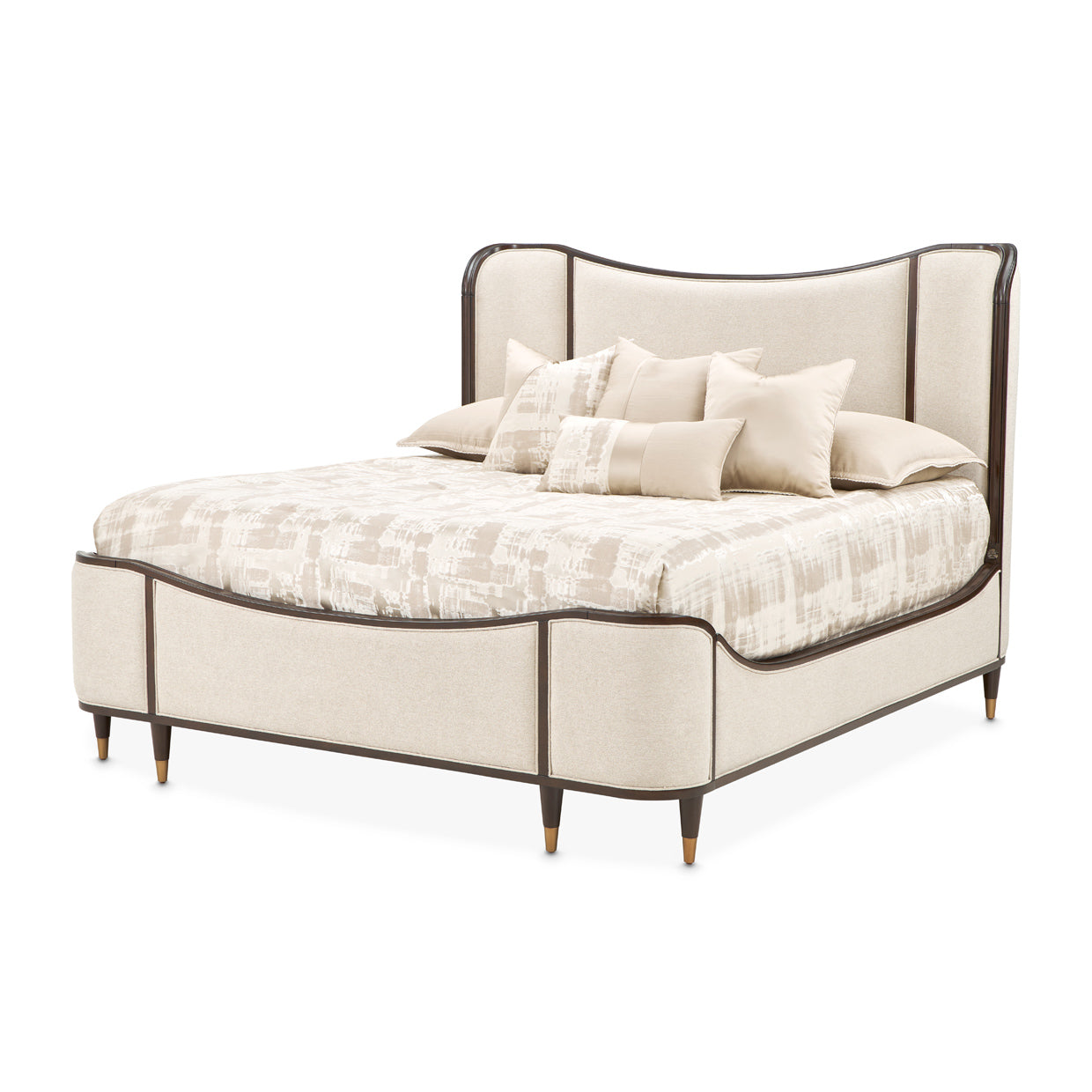 Camellia Field Upholstered Bed