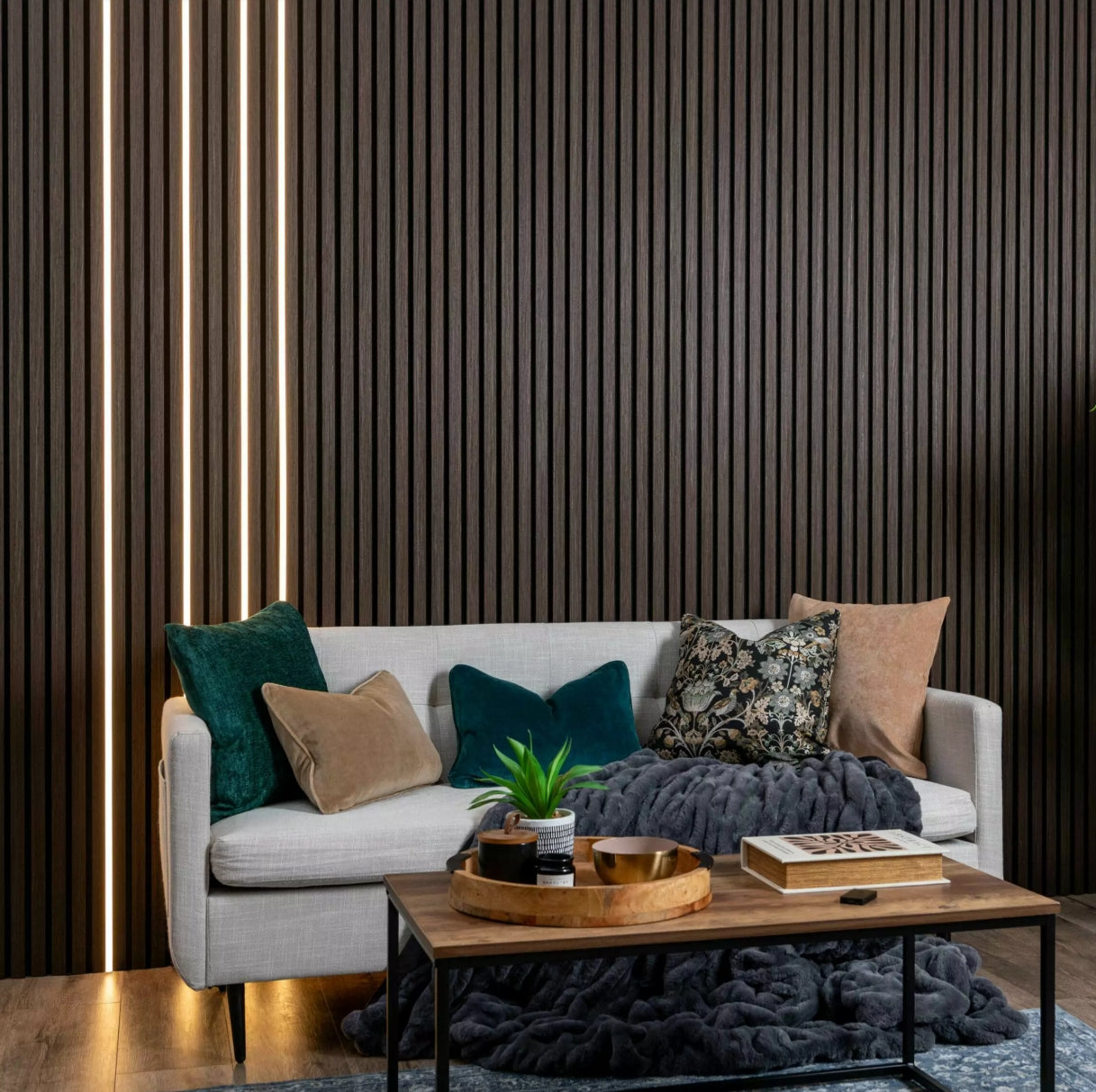 Slat Wall Panel LED Recessed Lighting - Single Color