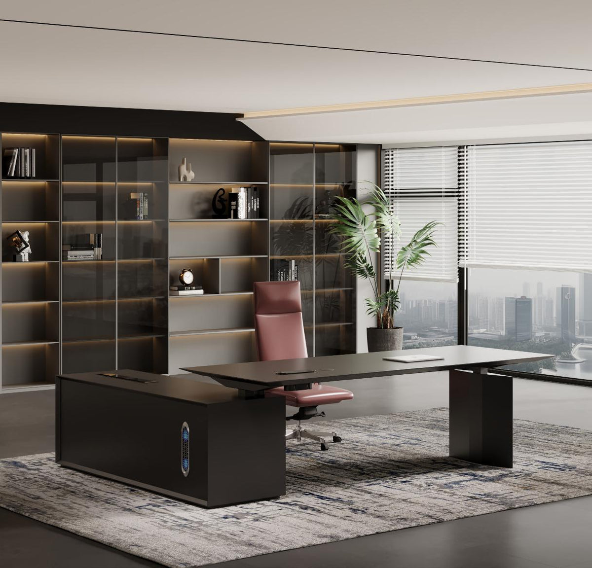 ANYIN Adjustible Luxury Office Desk