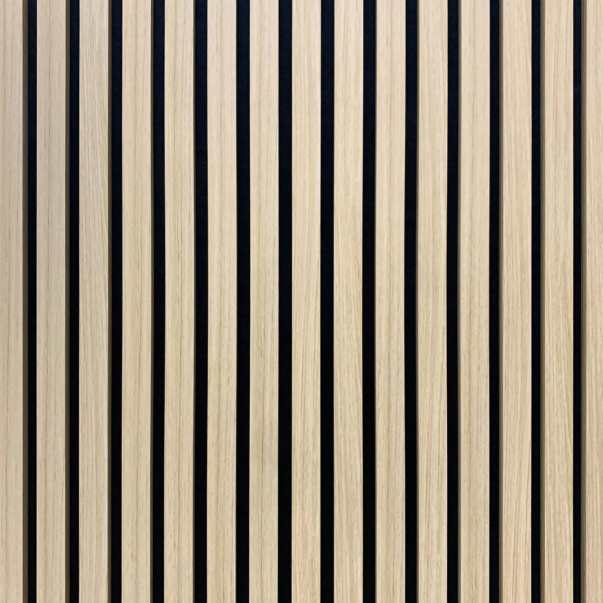 3 Sided Natural Oak Acoustic Wood Slatwall Panel