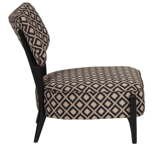 Alison Mango Wood Fabric Chair