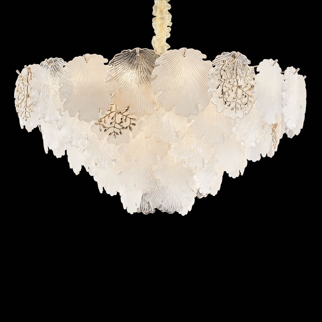 Almara Clear Chandelier Gold