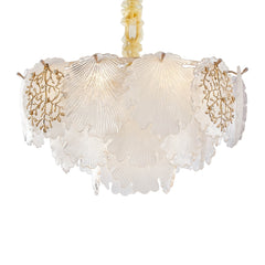 Almara Clear Chandelier Gold