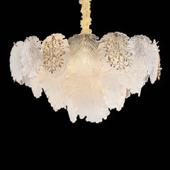 Almara Clear Chandelier Gold