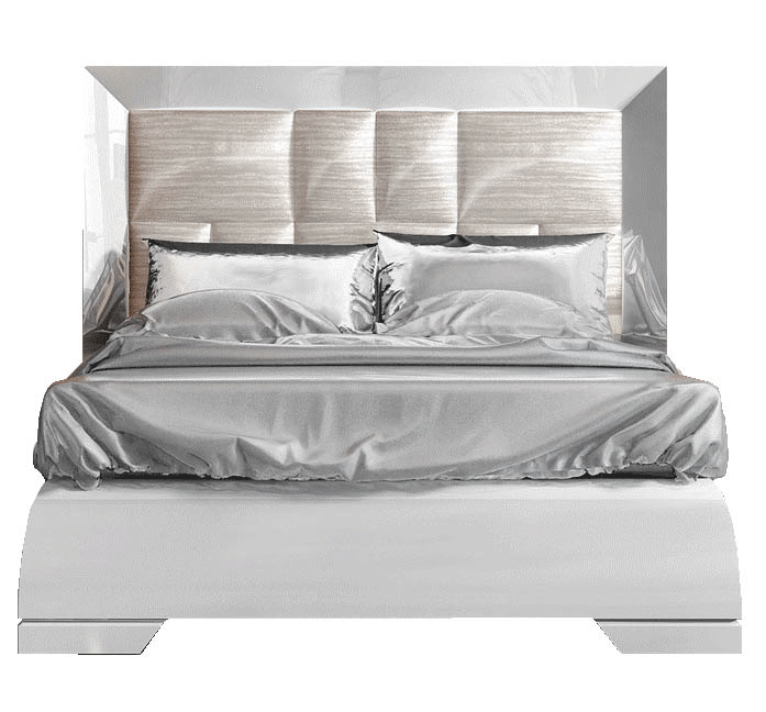 Carmen Queen size Bed White
