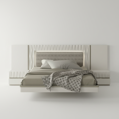 Marina Taupe Queen size Bed