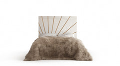Oro White King Size Bed