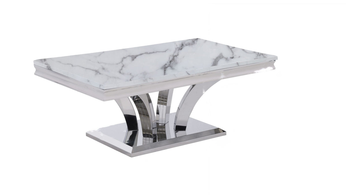 Luna Marble Top Coffee Table