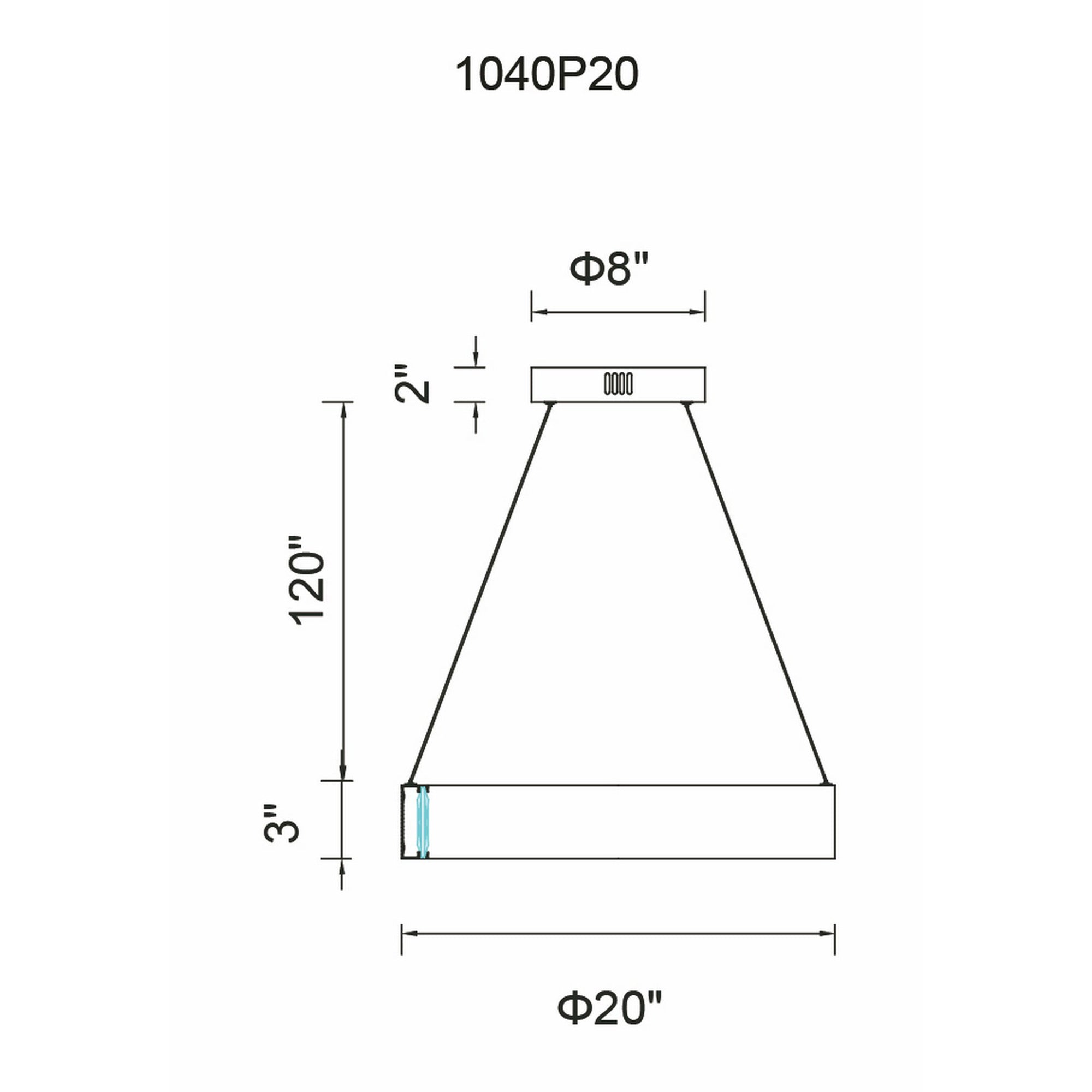 Rosalina LED Chandelier With Matte Black Finish