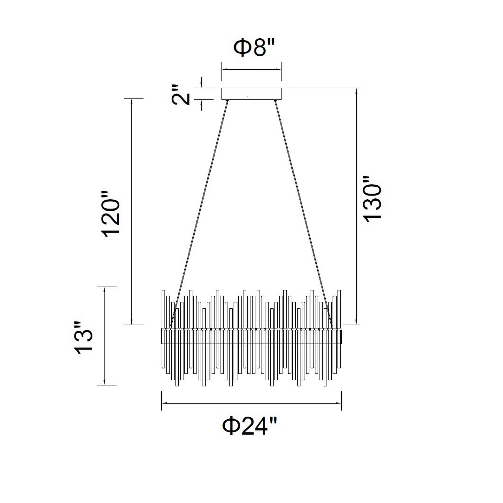 Genevieve LED Chandelier With Medallion Gold Finish