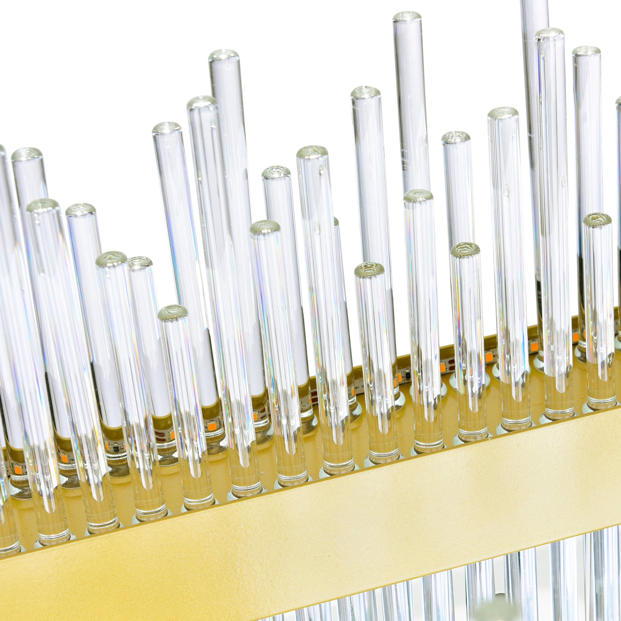 Genevieve LED Chandelier With Medallion Gold Finish