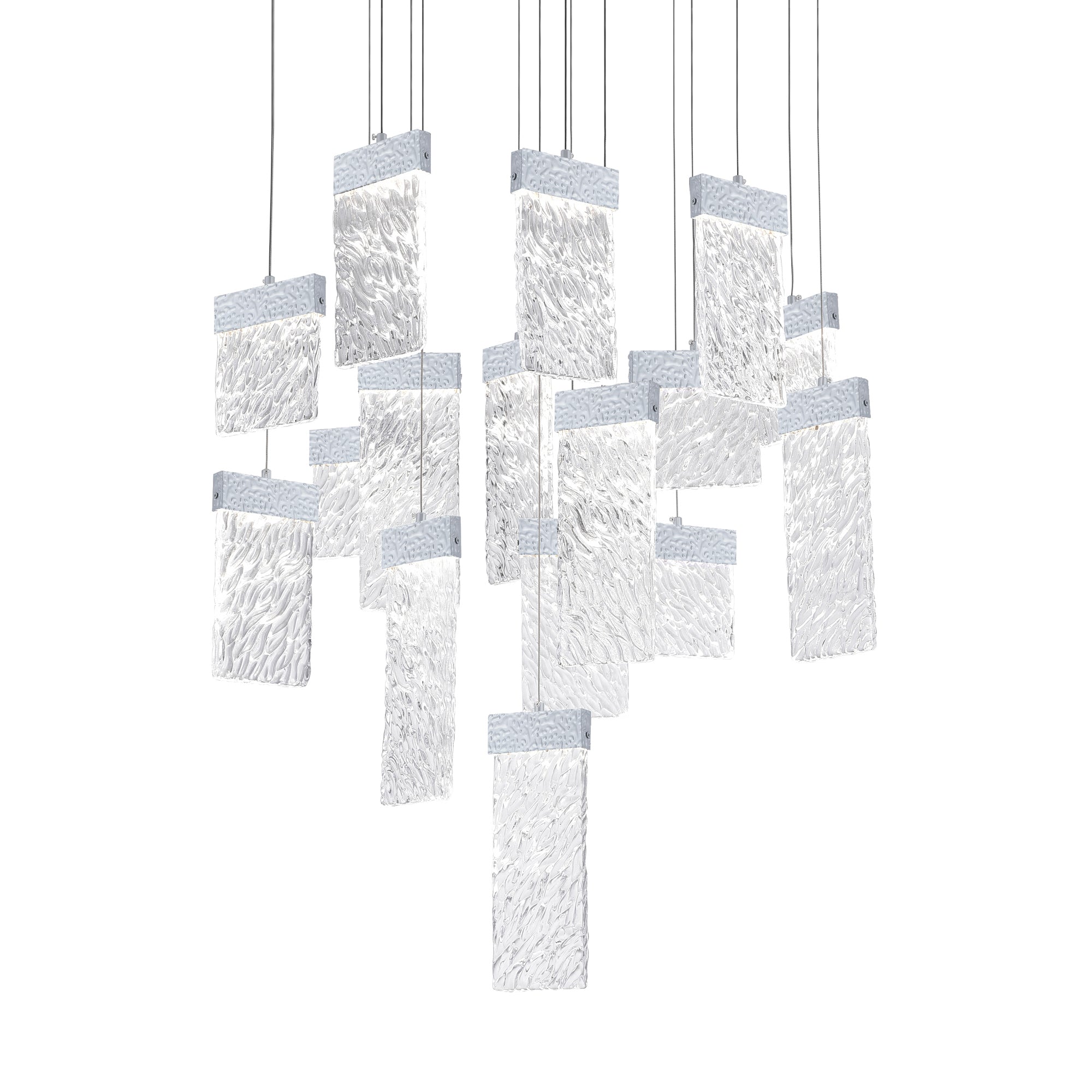 Carolina LED Chandelier With Pewter Finish