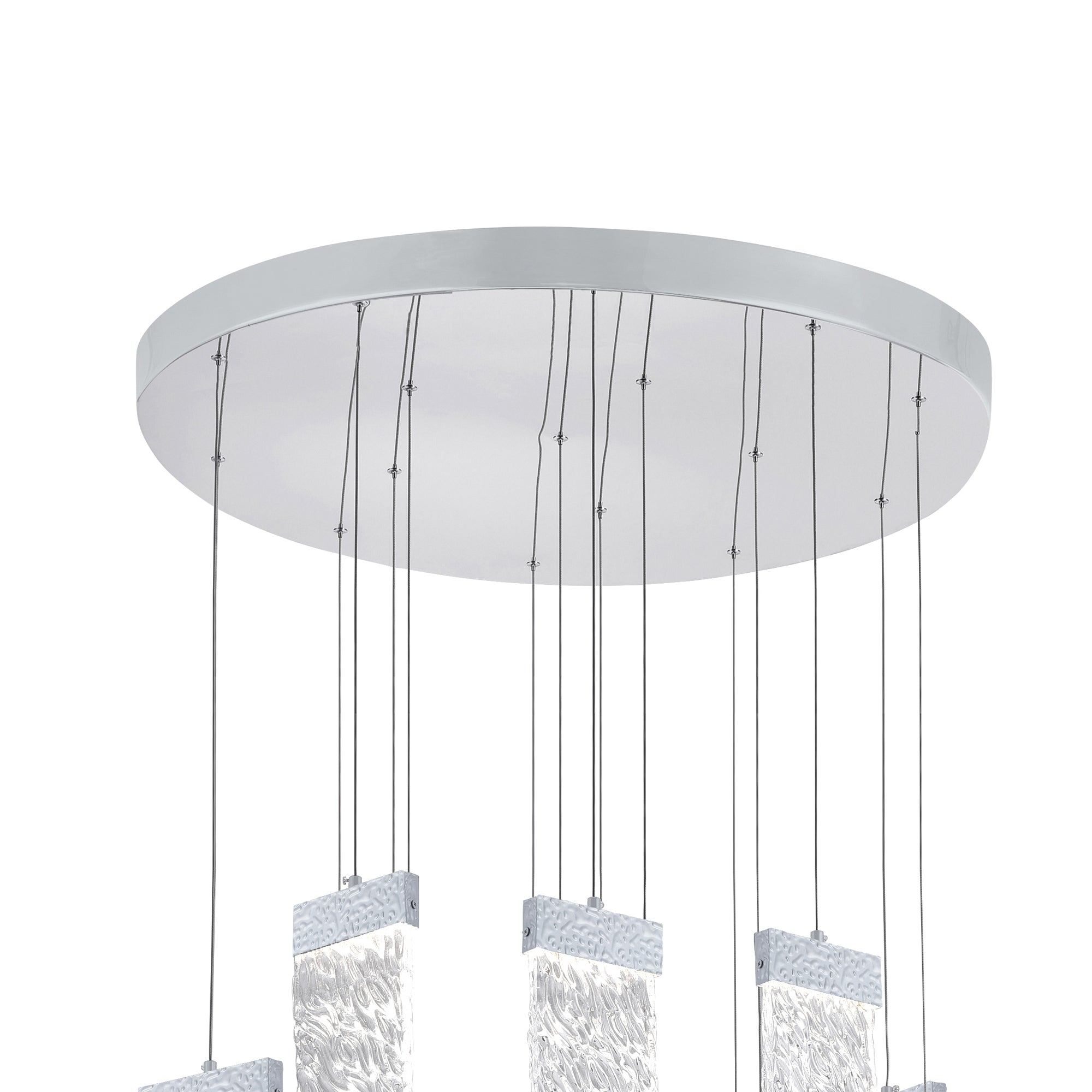 Carolina LED Chandelier With Pewter Finish