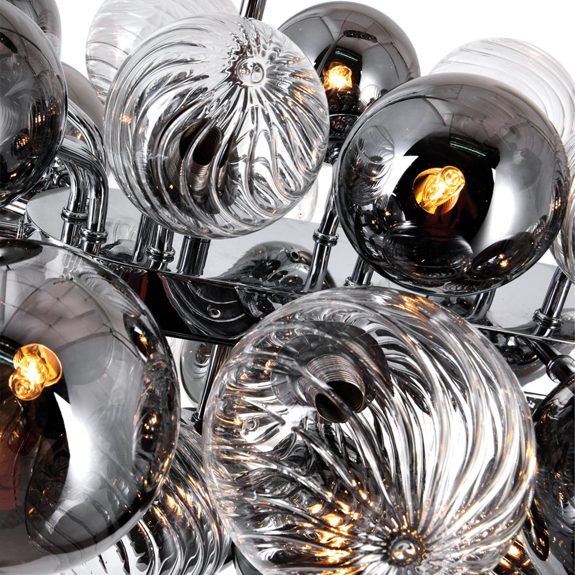 Pallocino 27 Light Island/Pool Table Chandelier With Chrome Finish