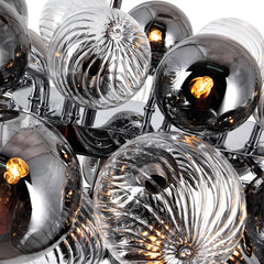 Pallocino 27 Light Island/Pool Table Chandelier With Chrome Finish