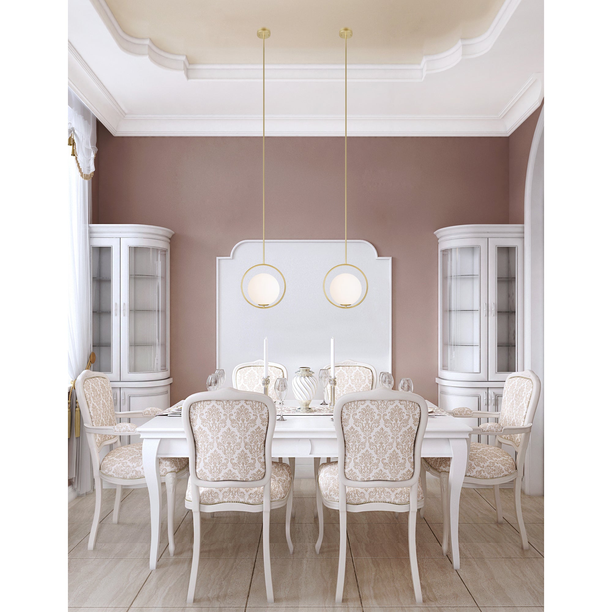 Celeste Light Mini Pendant With Medallion Gold Finish